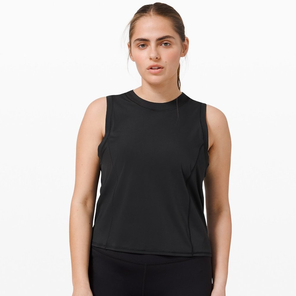 lululemon Sheer Will Tank Camo Size 10